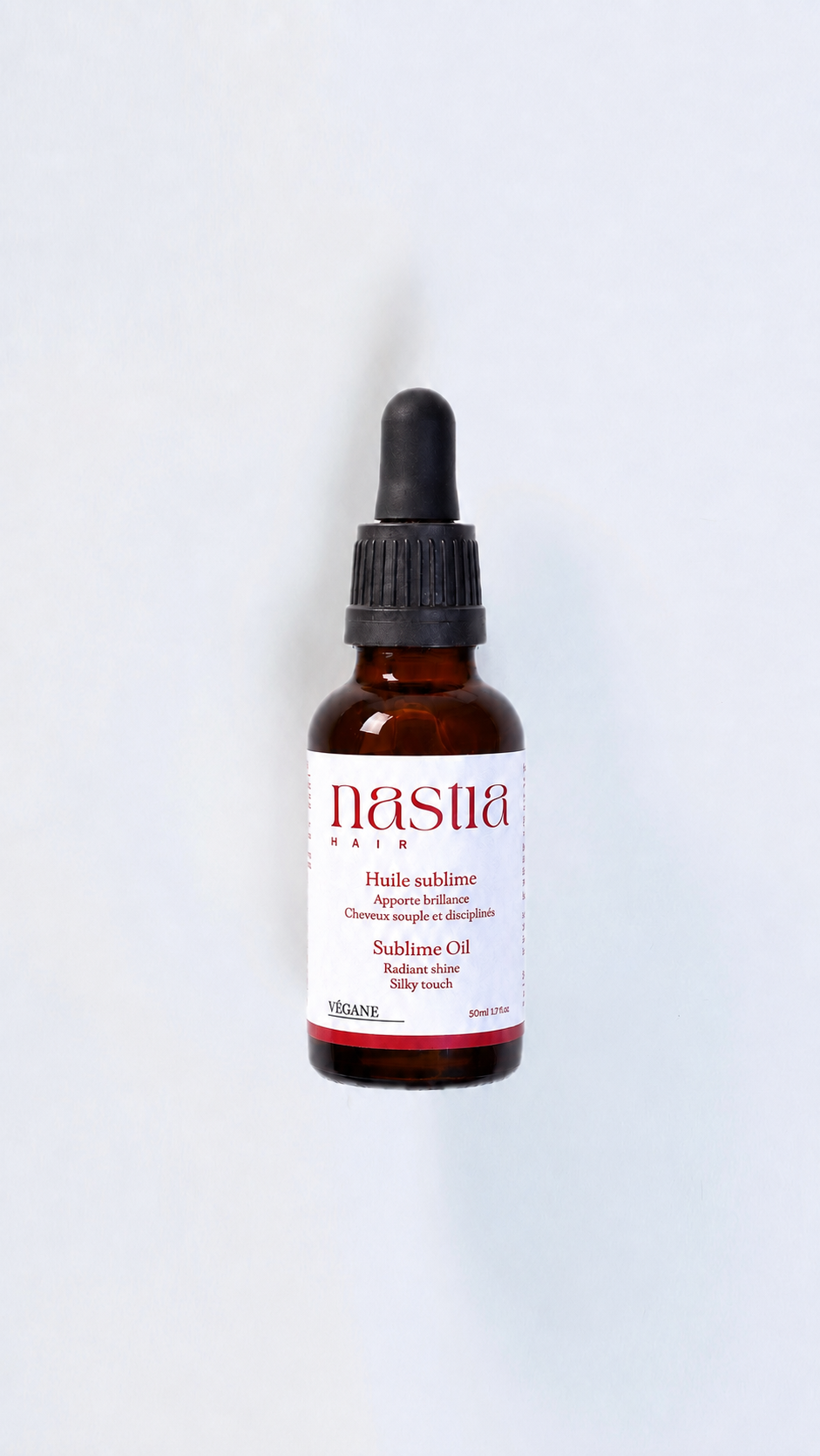 Huile sublime nourrissante cheveux Nastia Hair, vegan et bio